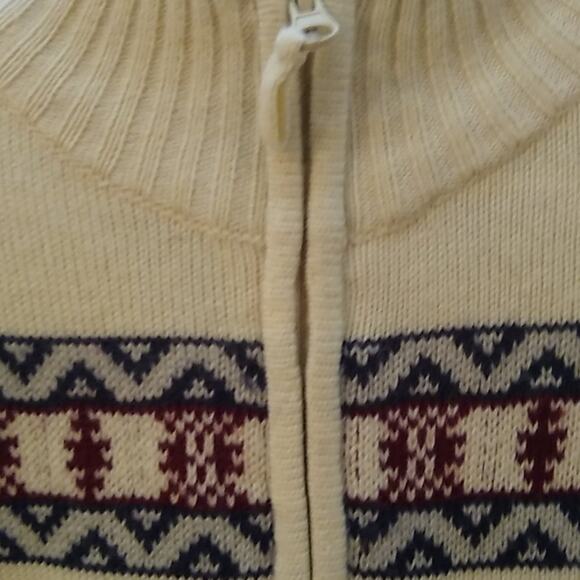 Scandia woods men's  Nordic sweater Size L. Warm - Picture 4 of 8